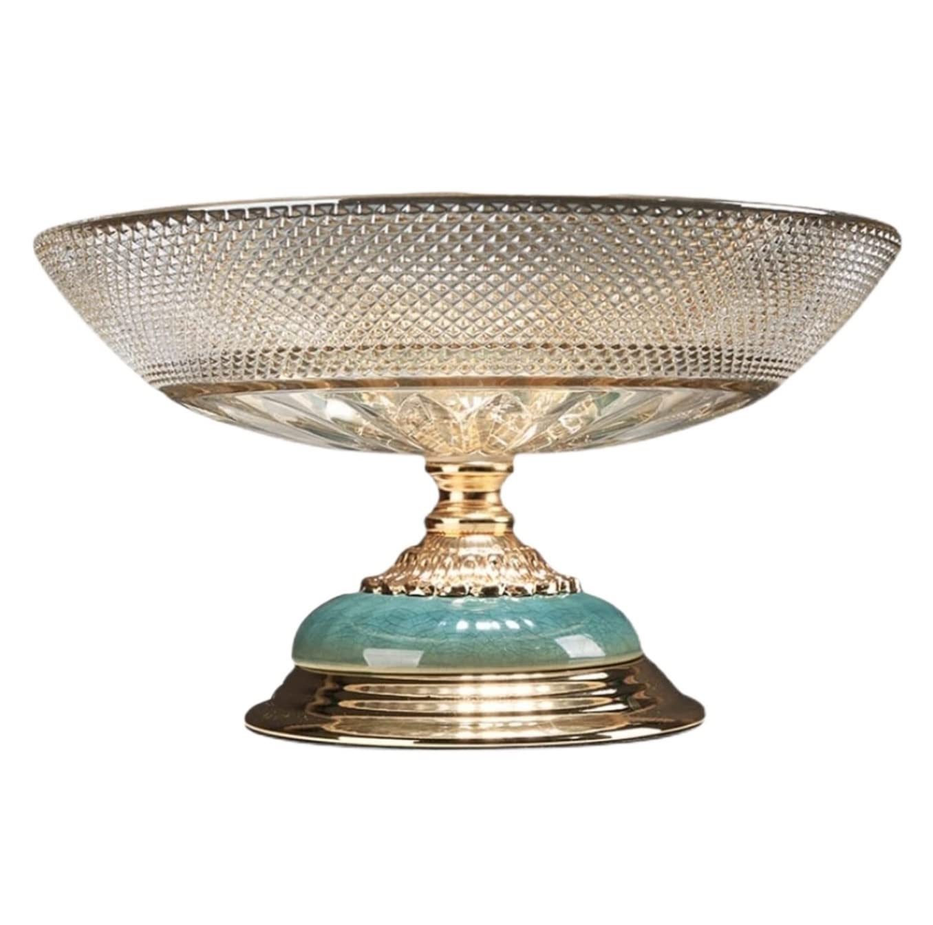 Patera na Owoce Miska na Owoce Kosz na Owoce Nowoczesna Szklana Miska Na Owoce Przezroczysty Talerz Na Cukierki Kreatywna Ceramiczna Miska Na Owoce Metalowa Podstawa Stojak na Owoce Koszyk Na Owoce
