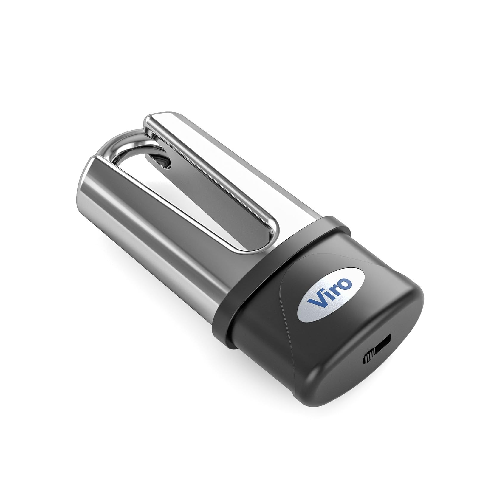 Viro | Extreme, Bloccadisco Moto e Scooter, Blindato con Diametro Asta 11 mm, Finitura Cromata, Chiusura a Sfere