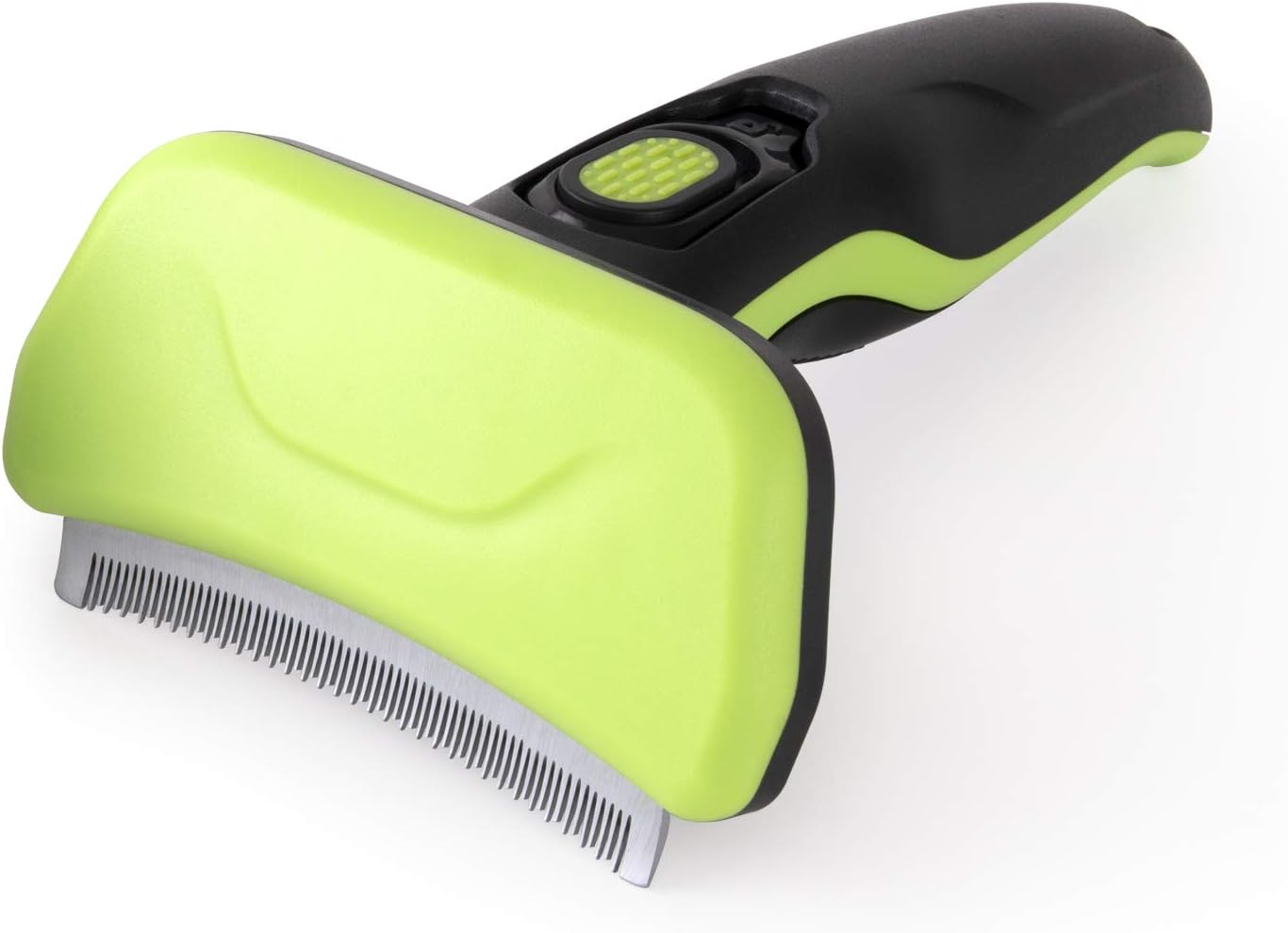Pet Deshedding Brush Curved Head Professional Grooming Tool Effectively Reduces Shedding for Dogs and Cats