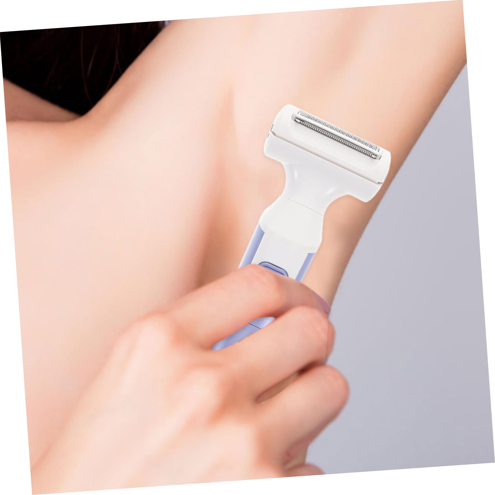 LIFKOME Dispositivo de Depilación Eléctrico para Mujeres y Hombres 1 unidad Tamaño Compacto Indoloro para Cuerpo Completo Uso Facial Brazos y Zonas Íntimas Color Azul Resistente al Agua