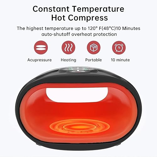 Miniatura 11 de AERLANG Masajeador de manos, regalos de Navidad para mujeres, regalos de elefante blanco para adultos, máquina de masaje de manos con calor