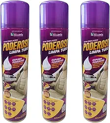 Espuma Poderoso Limpa Tudo Espuma Magica - Kit 3 unidades