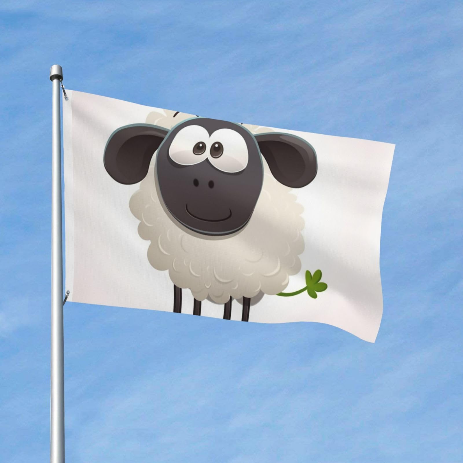 Flag 3 x 5 Ft Outdoor Flag House Flag Garden Banner Sheep Novelty Party Flag For All Weather Indoor Outdoor