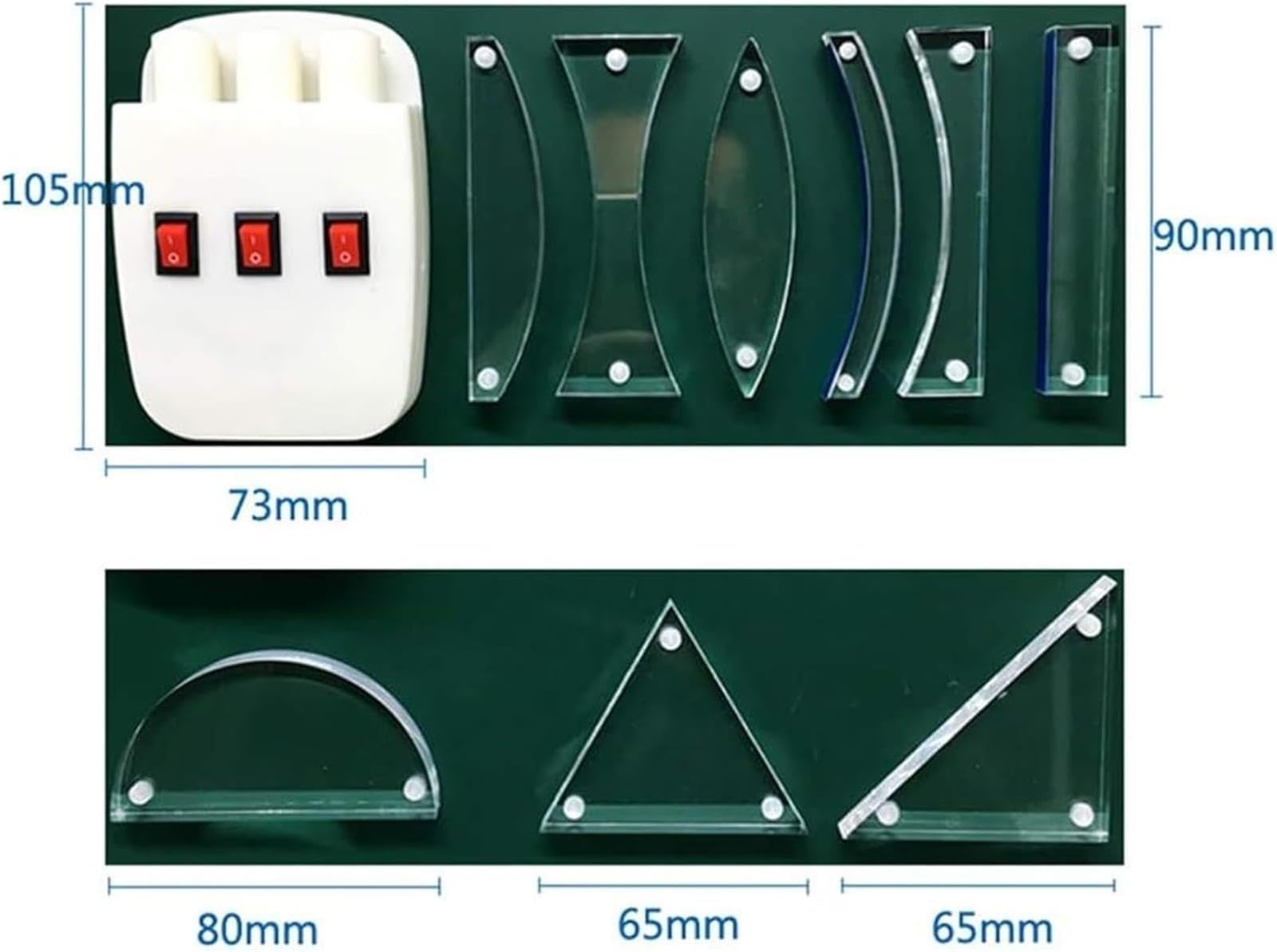Ensemble d'équipements expérimentaux d'optique physique, laser parallèle