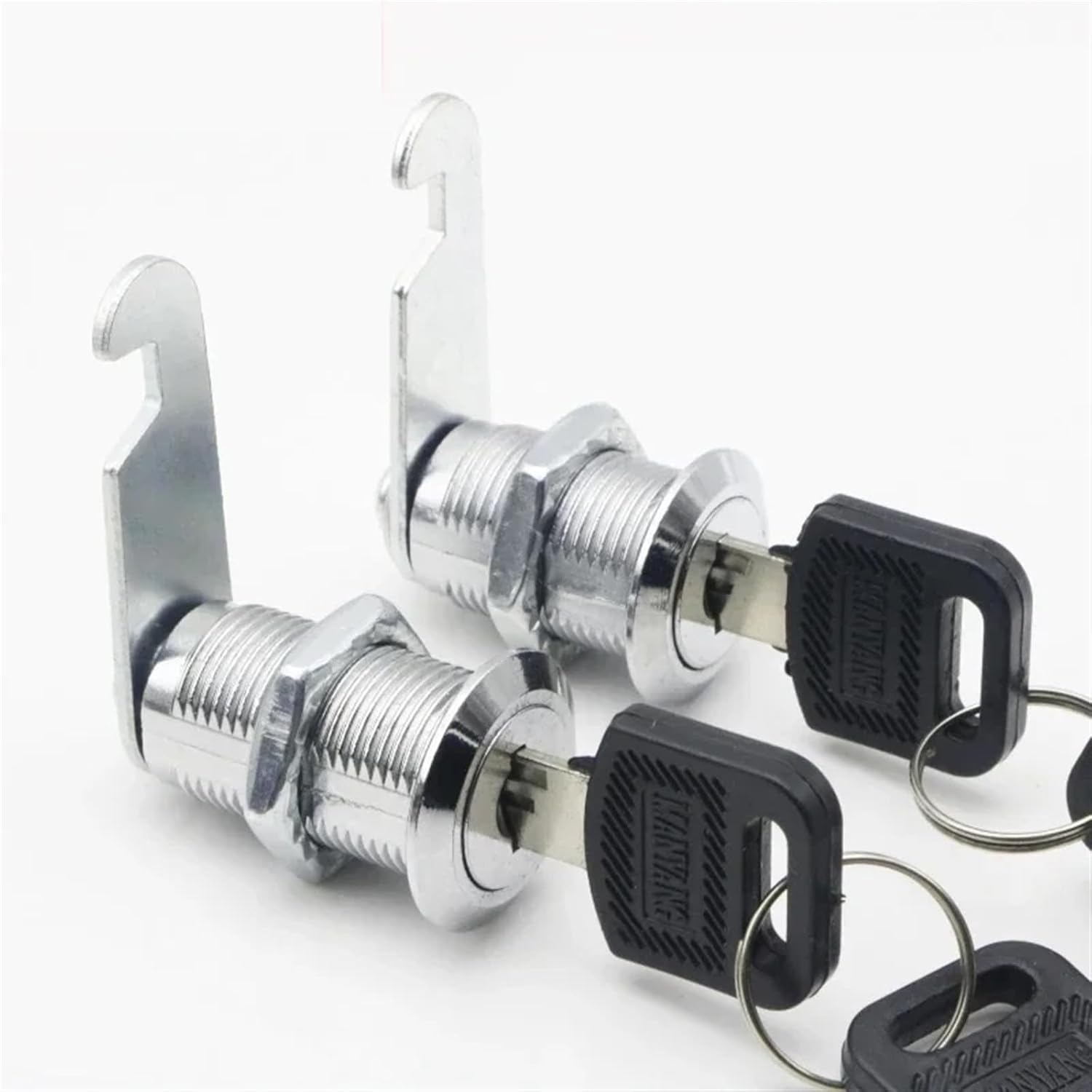 4 Size Drawer Cam Lock with 2 Keys for Mailbox File Cabinet Tool Box Locker Furniture Hardware 1Pcs(Keyed Alike 30mm)
