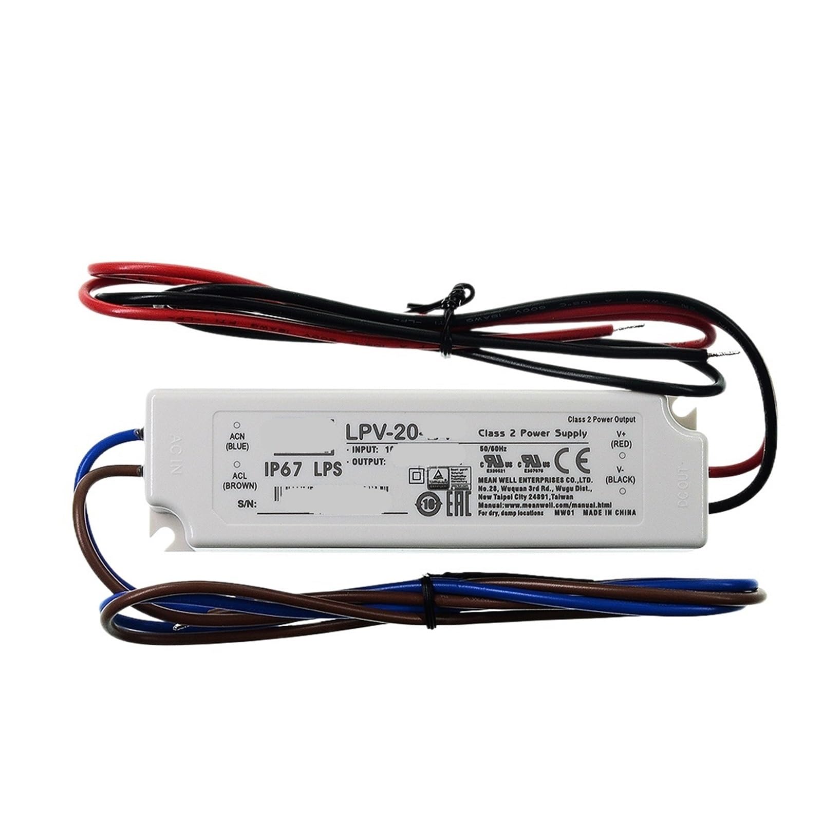 Alimentation LPV-20-5 5V tension constante 20W pour éclairage LED