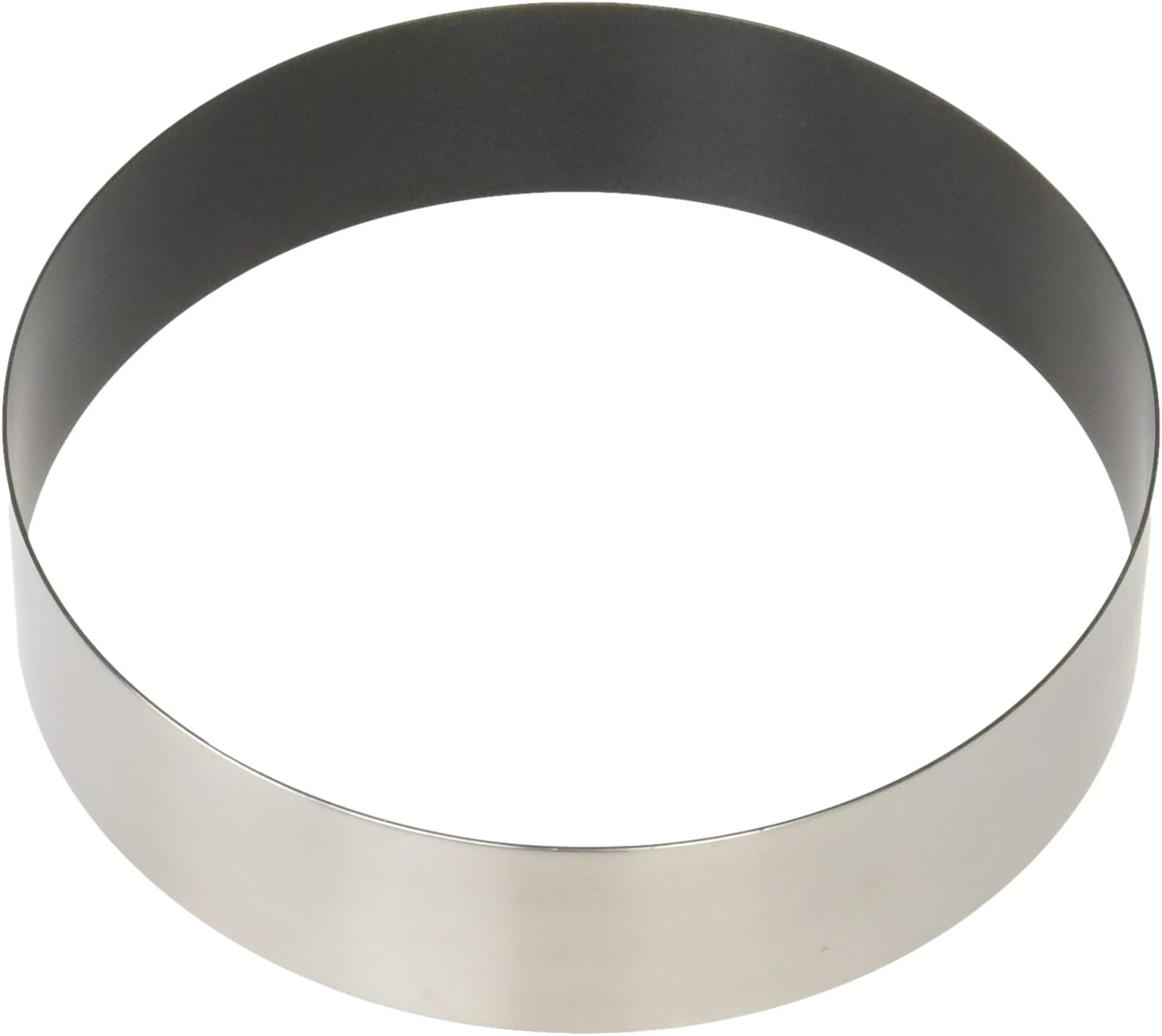 遠藤商事 Endoshoji WKCI8830 Strong Coat Cake Ring, Commercial Use, Diameter 7.1 x Height 1.2 inches (180 x 30 mm), Stainless Steel, Teflon, Made in Japan