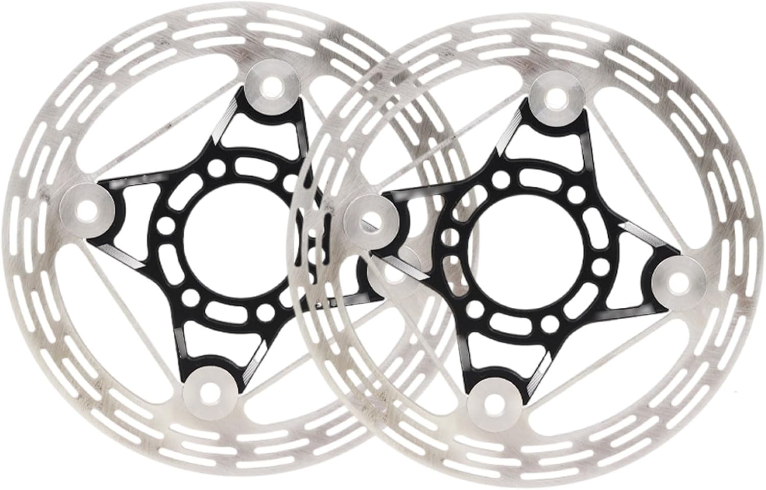 2 Packs 140Mm Stainless Steel Bicycle Floating Disc Brake Rotor with 12 Bolts Fit for Most Bicycle Road Bike Mountain Bikes