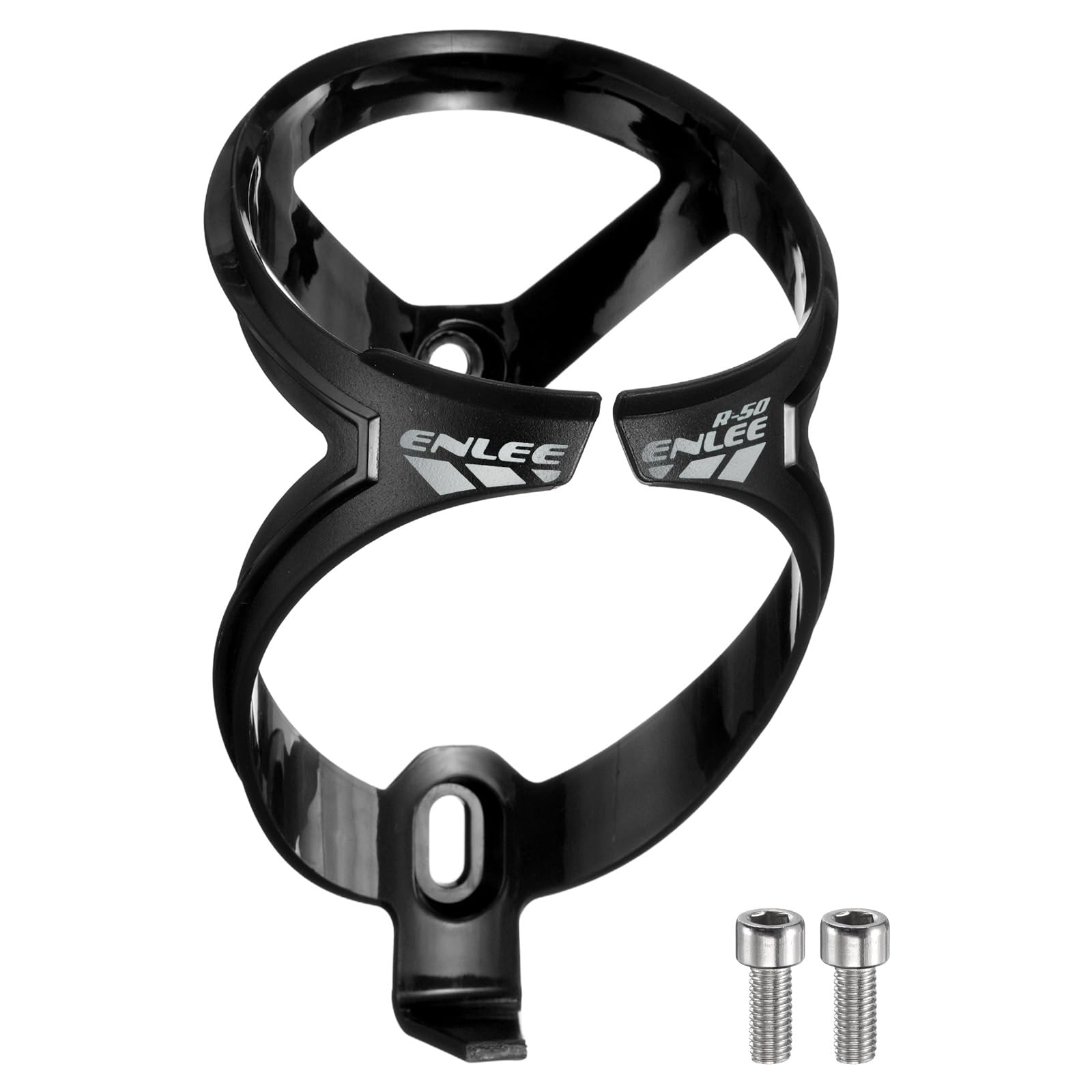 sourcing map Bicycle Water Bottle Holder Ultra Lightweight Universal Bike Bottle Cages Cycling Cup Holder for MTB Road Gravel, Black โ image 1