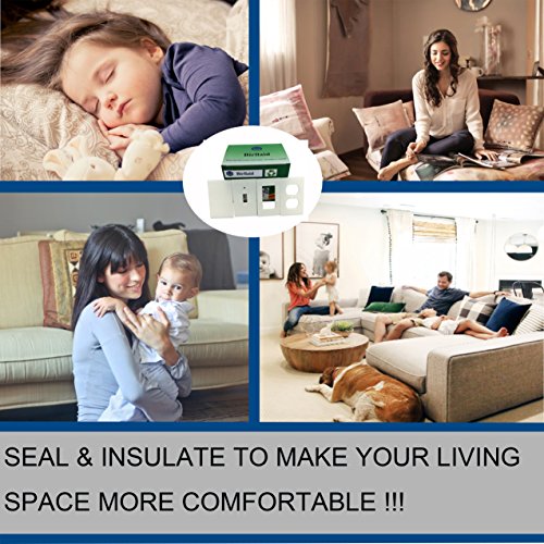 Birllaid Wall Outlet Insulation Gasket Wall Plate Foam Gasket Pads, 26-Pack #TOP5