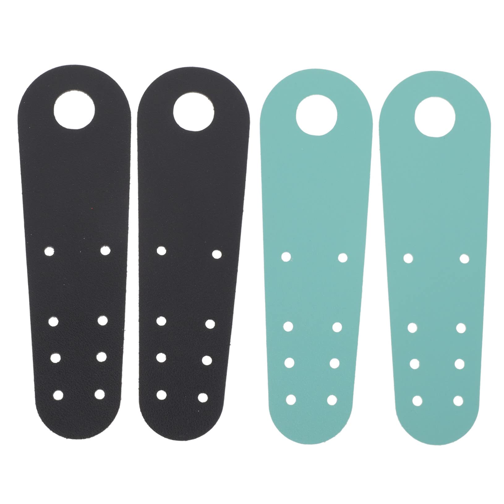 Sosoport Housse De pour Patins À Glace Protège-Orteils Protège-Patins Protège-Patins Embout en Mousse Entretoises pour Patins À Glace Housse De en Cuir Rigide