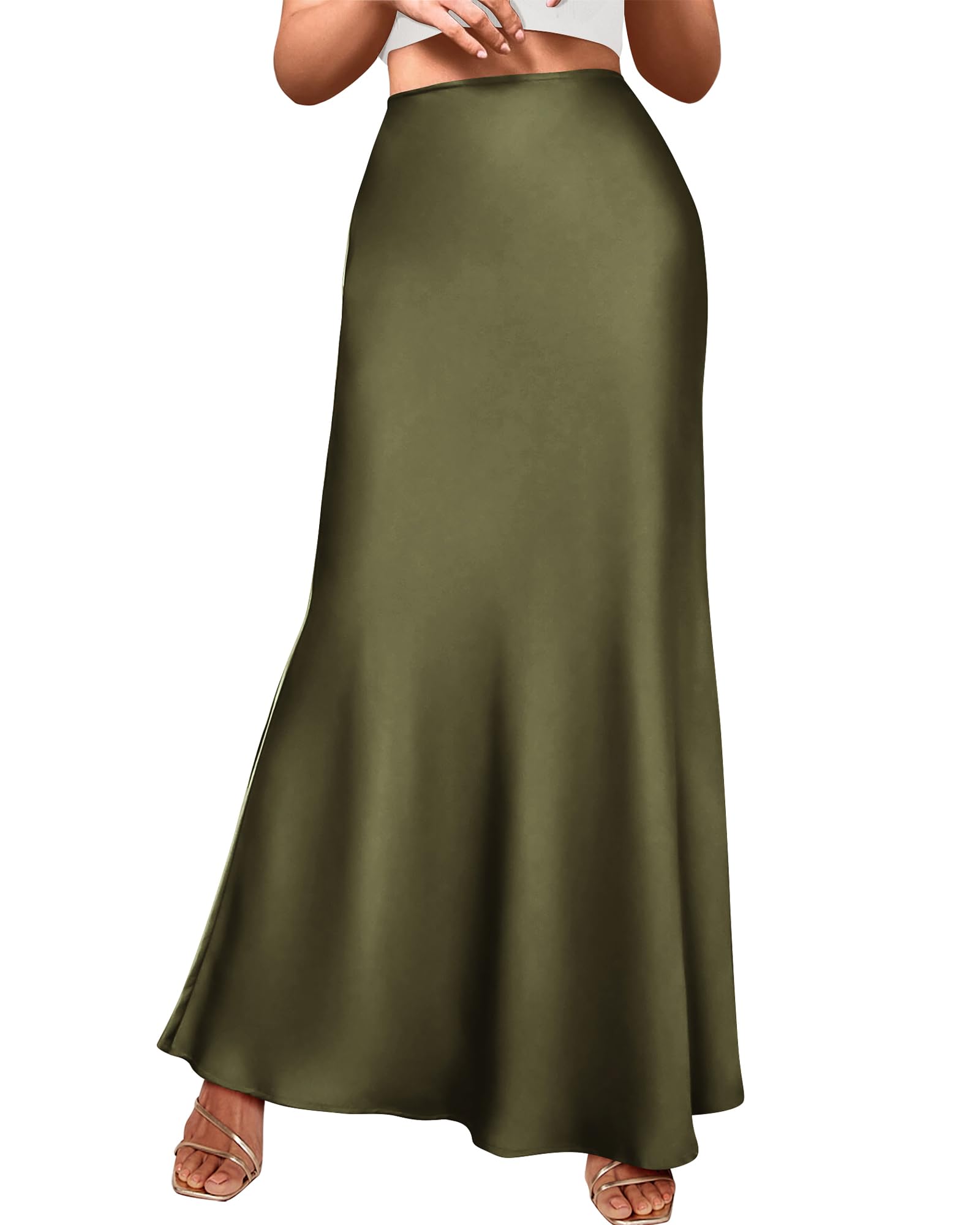 BTFBM Womens Fall Skirts 2025 Business Casual Clothes High Waisted Cocktail Party Wedding Guest Mermaid Maxi Skirt