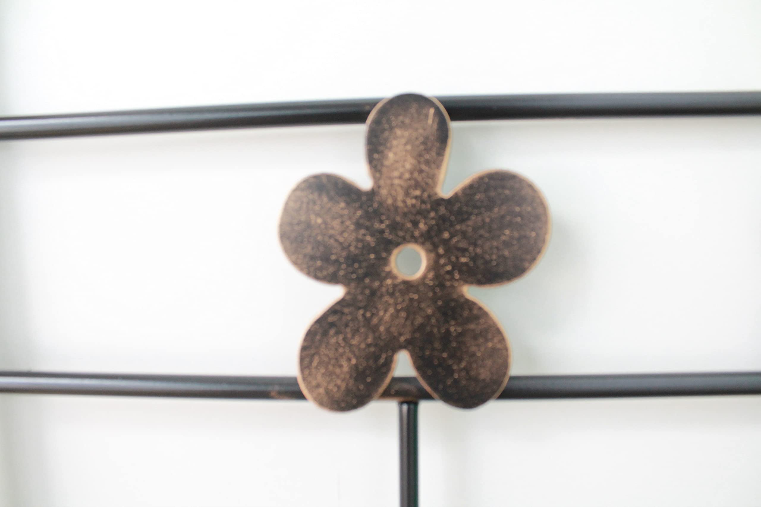 CABECERO DE 105CM, Negro-Bronce DE FORJA ALCARACEJOS, Disponible EN 72H, SÓLO 1 Unidad.