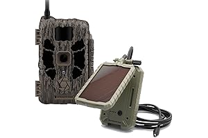 Deceptor Max Stealth Cam, 40MP & 1440P QHD Resolution with Solar Battery Pack