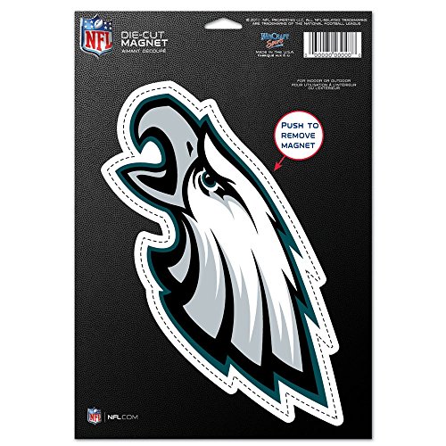 NFL Philadelphia Eagles 83784010 Die Cut Logo Magnet Small Black