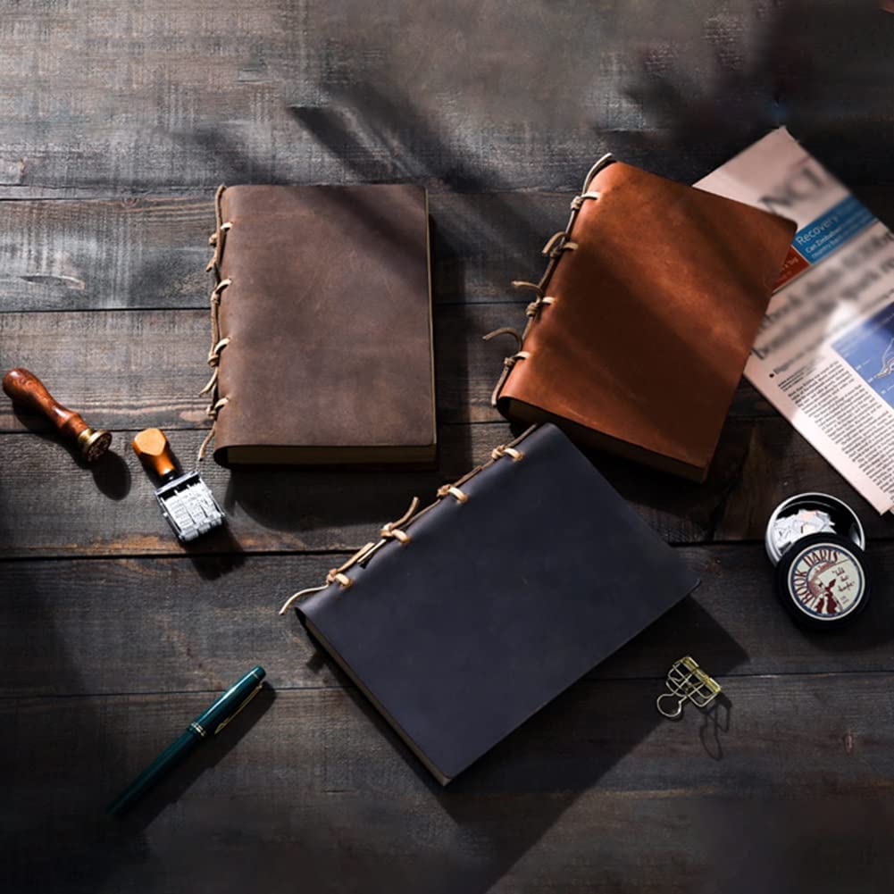 Portatile Taccuino Taccuino A5 Notebook In Pelle Retrò Blocco Note Per Studenti Universitari School Home Sketch Record Diario Di Viaggio Portatile