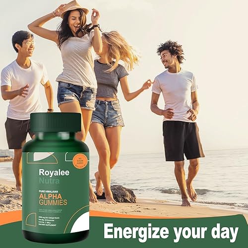 Miniatura 6 de Gomitas True Alpha Shilajit  Shilajit 10 en 1 del Himalaya para hombres 4000 mg con Ashwagandha KSM-66, Gokshura y 75% ácido fúlvico  85 más de