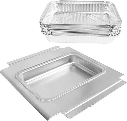 Hisencn 80580 Soporte para bandeja de captura para parrilla de gas Weber Q200 y Q300, bandeja de goteo para Weber Q200 Q300 Q220 Q240 Q200 Q2200