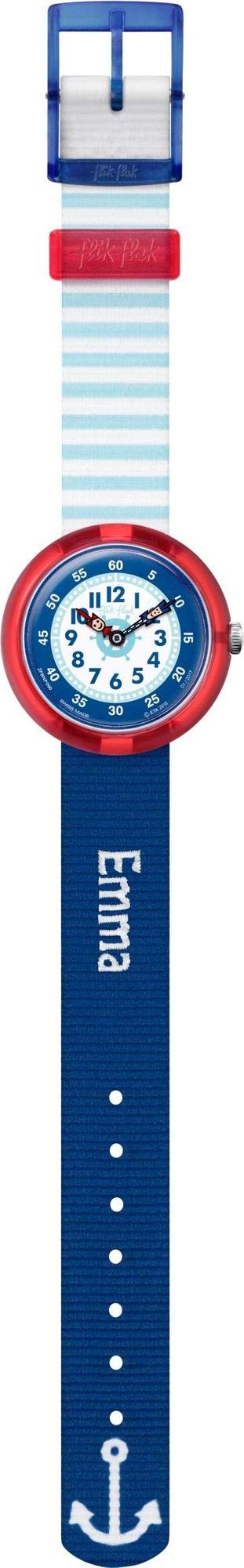 Flik Flak Orologio Analogico Quarzo da Ragazzo con Cinturino in Tessuto FBNP090