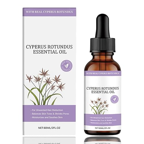 Aceite Cyprus Rotundus para depilación, reduce el crecimiento del vello corporal, calmante y suave, 2.0 fl oz  2 FLOZ (1 unidad, 2 FLOZPC)