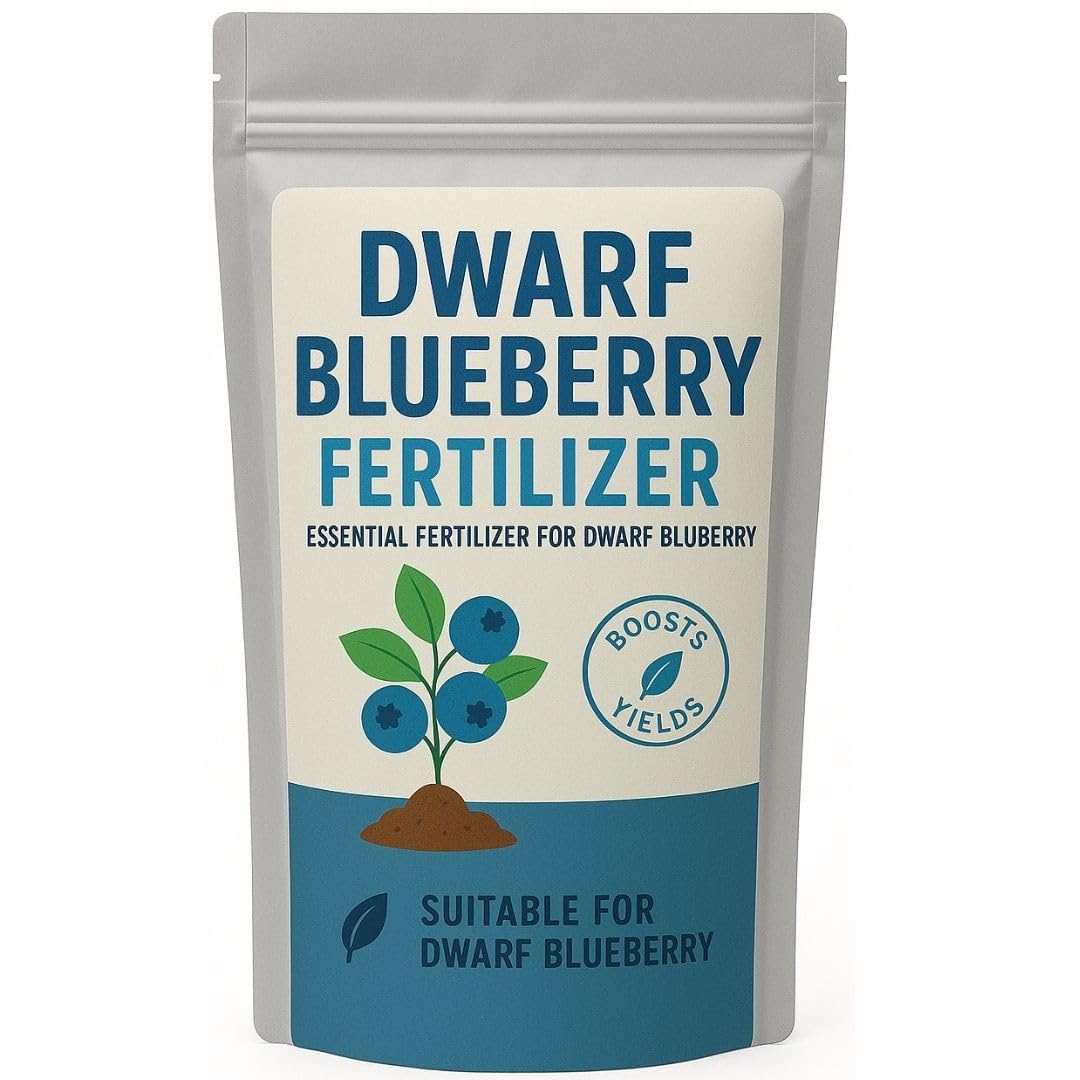 Dwarf Blueberry Plant Fertilizer – Boosts Fruit Yield & Root Health | Acid-Loving Plant Formula | Ideal for Pots & Small Spaces | Organic & Slow Release (250 GRAM)-image-7
