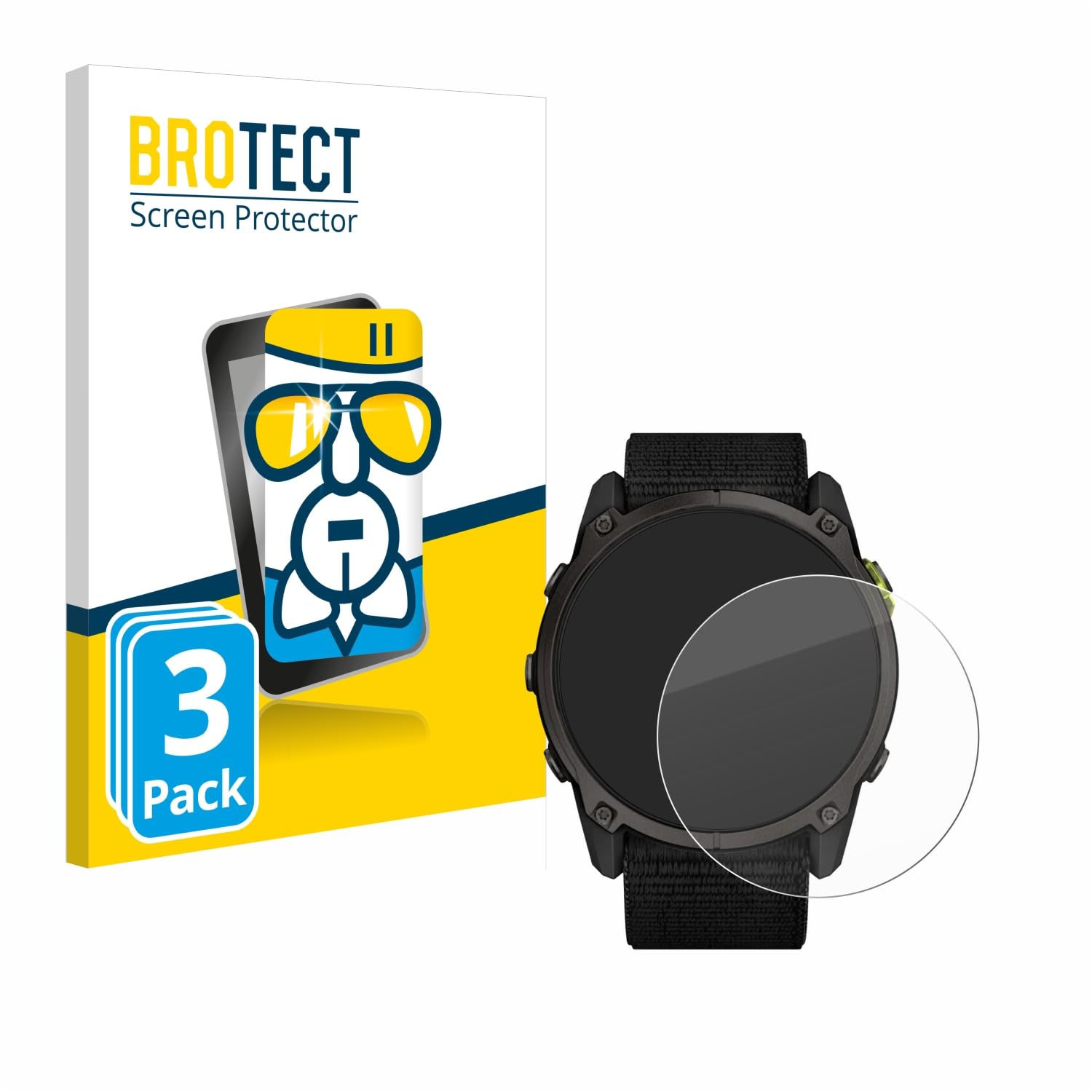BROTECT® AirGlass® Premium Screen Protector Tempered Glass - Fitbit Zip