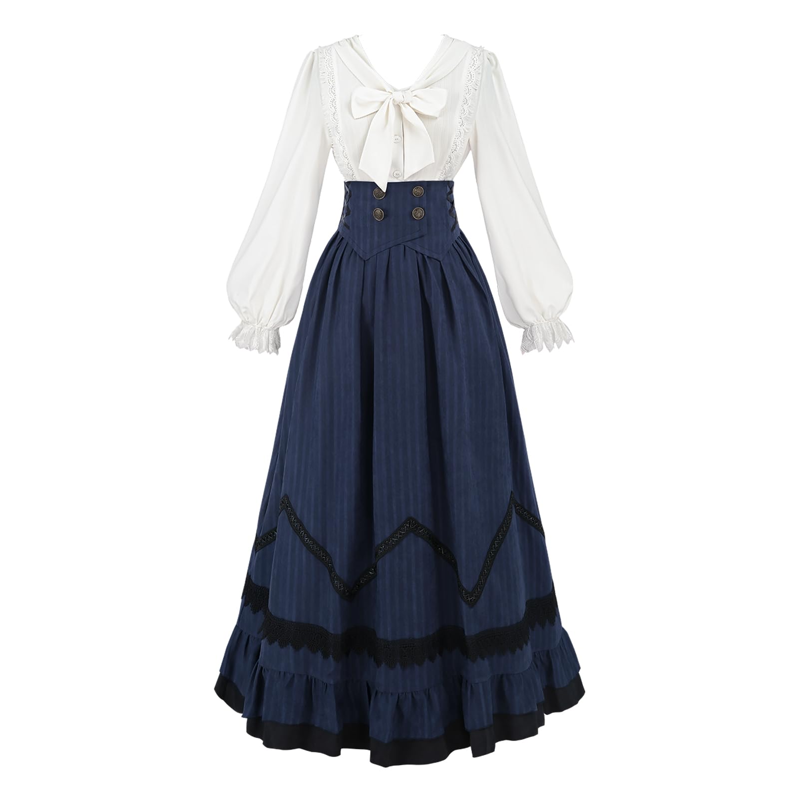 CR ROLECOS Ropa medieval señoras vestido victoriano renacentista vestido+faldas nuevo