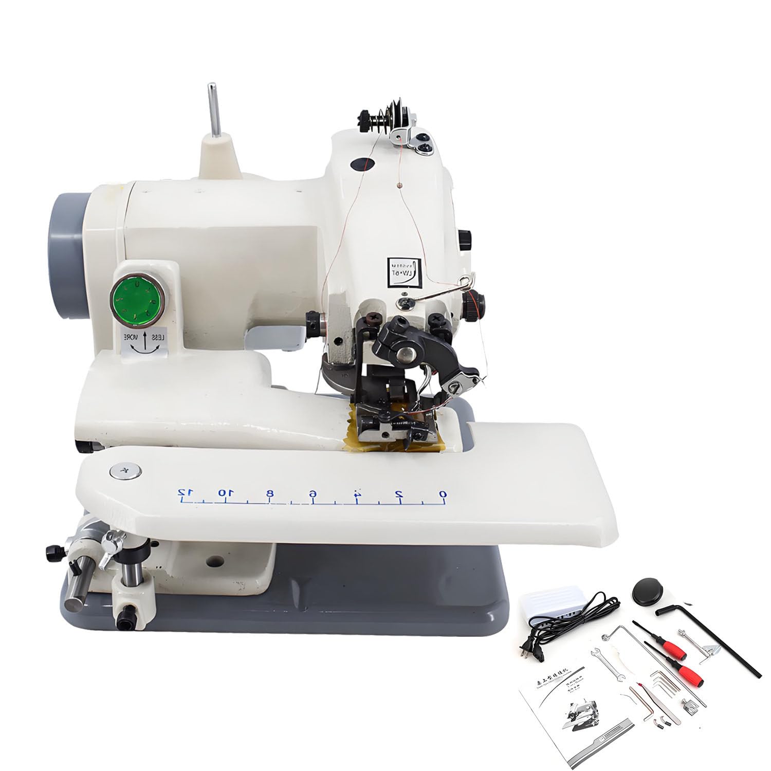 Máquina de Coser portátil con Puntada Invisible, máquina de Coser para modistas, Costura Invisible, Velocidad máxima de 1200 RPM, sin Costuras, Costura Invisible, Dobladillo Invisible