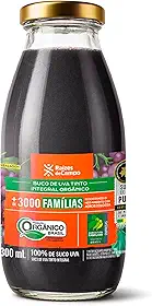 Raízes do Campo Suco de Uva Tinto Integral Orgânico Garrafa 300ml