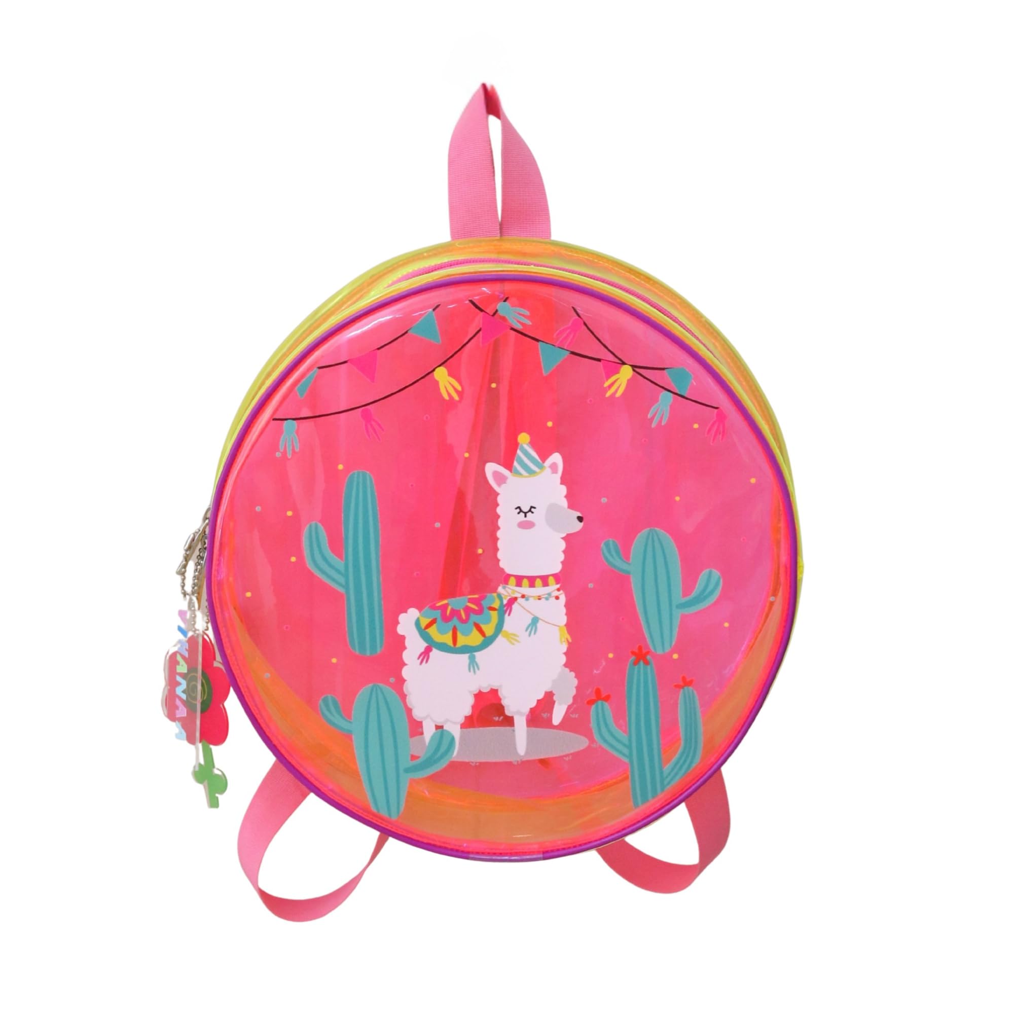Jelly Round Backpack Personalised Kids, 11 Inches Pink-image-29