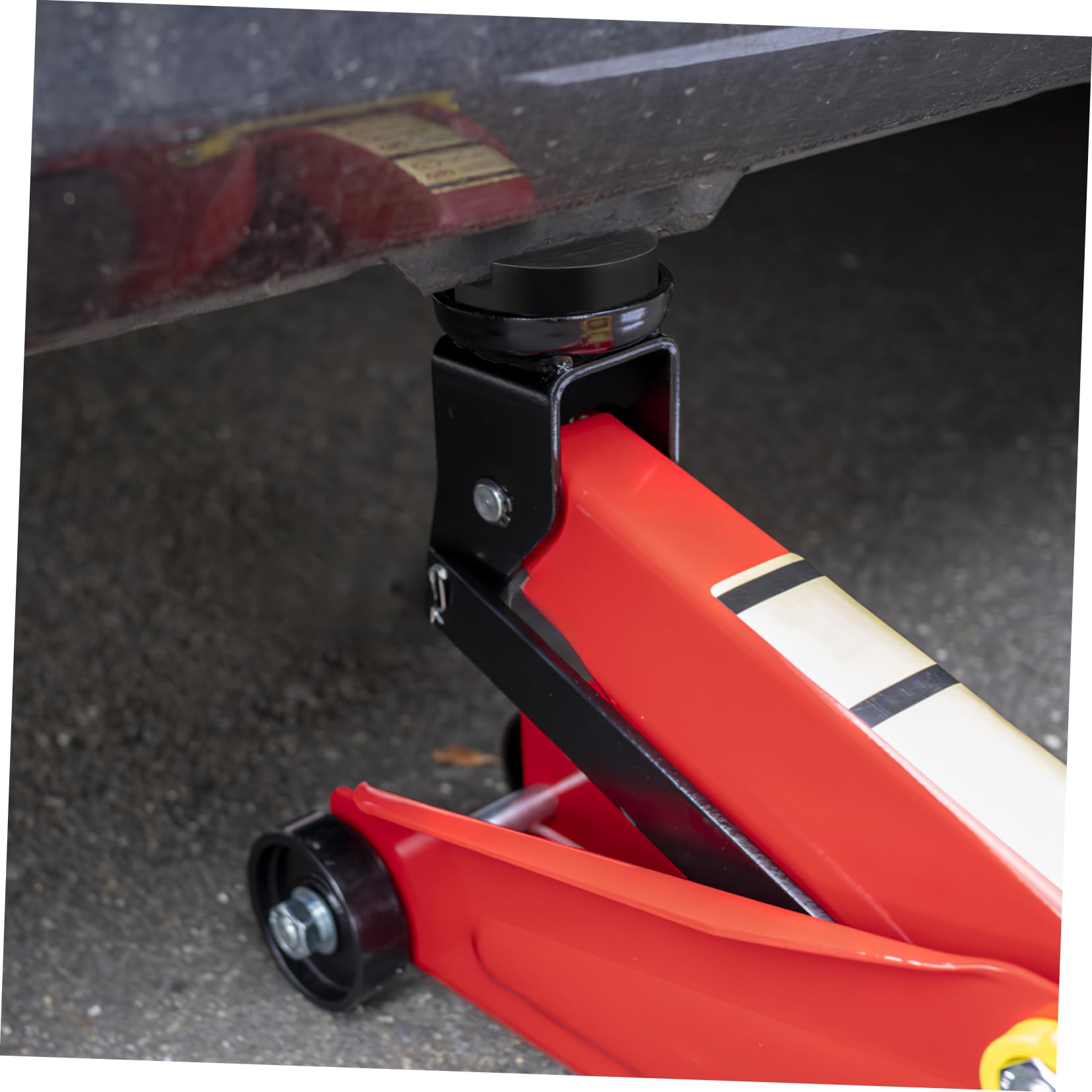 Cabilock 3 Set Blocco Di Gomma Gomme Cavalletto Veicolo Martinetto Per Auto Sollevatore Pastiglie Jack Pad Martinetti Per Jack Da Pavimento Accessori Gomma Da Cancellare Nero 4 Pezzi * 3