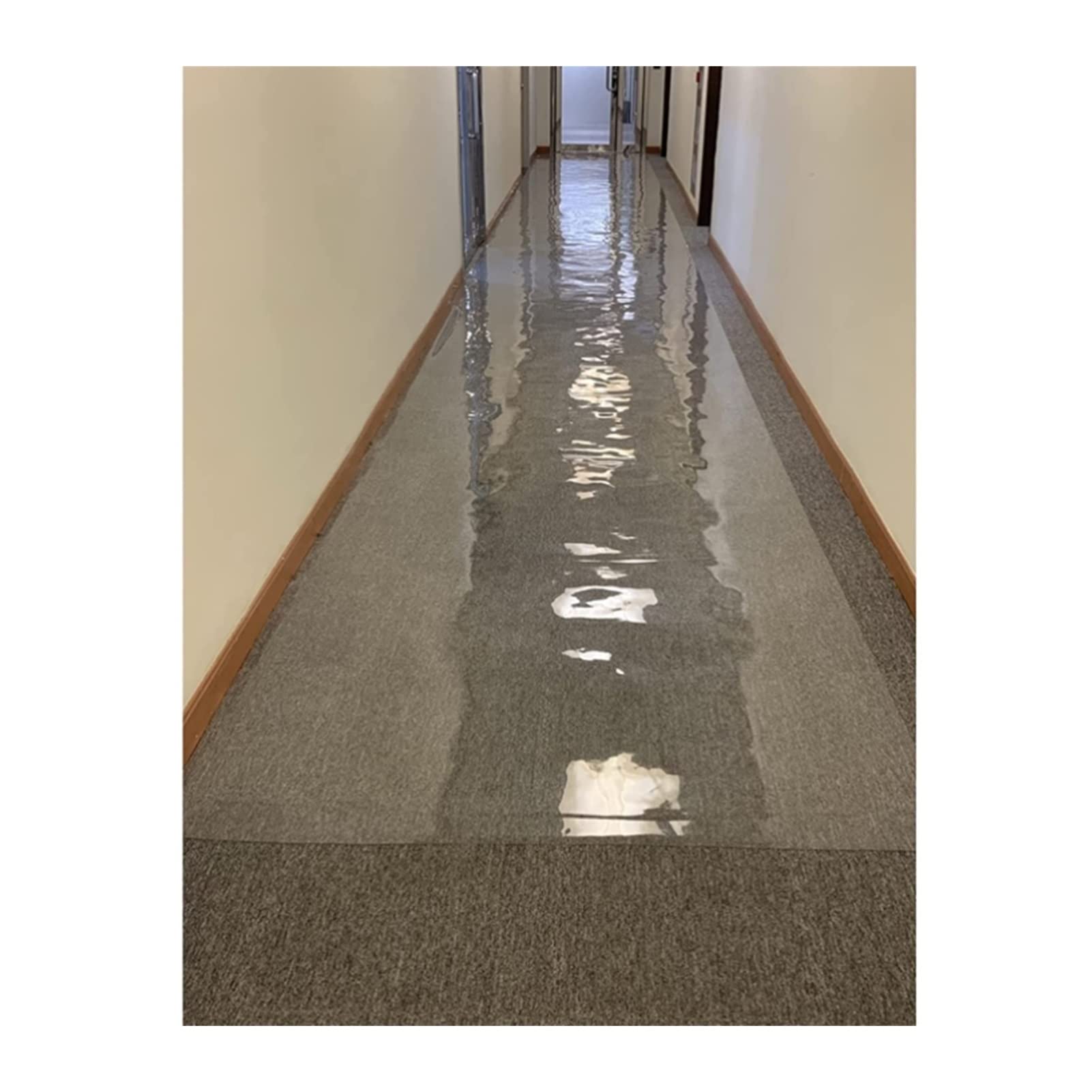 Alfombra protectora antideslizante de vinilo de PVC para suelos de madera dura, 1,5 mm de grosor, 135 x 215 cm, revestimiento de suelo para el hogar y la oficina, fácil de limpiar, uso versátil