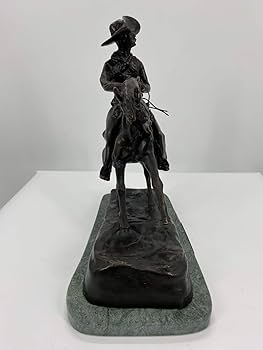 【ブロンズ調】Frederic Remington カウボーイ像 彫像 ブロンズ調】Frederic Remington カウボーイ像 彫像 ブロンズ調