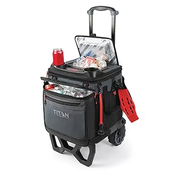 Amazon | タイタン 60缶クーラーバッグ キャリーカート付き
