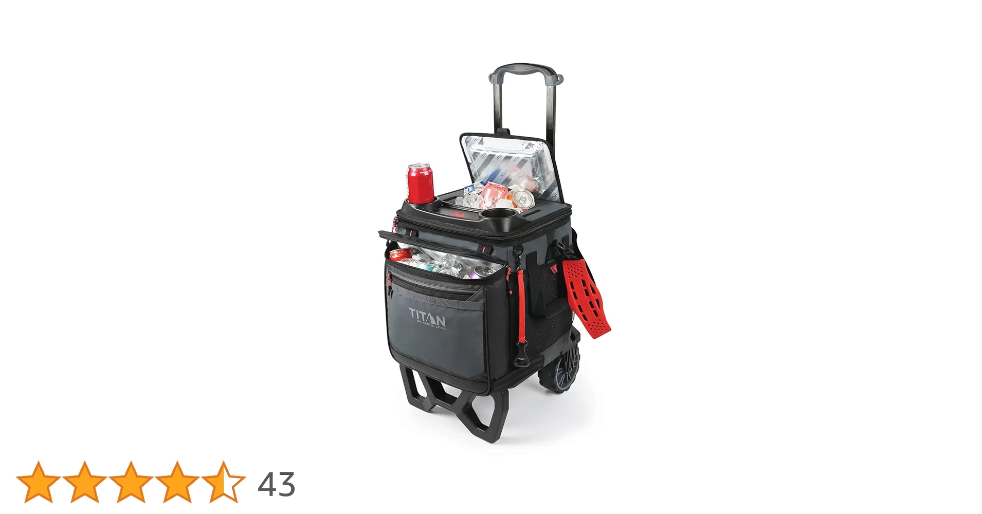 Amazon | タイタン 60缶クーラーバッグ キャリーカート付き