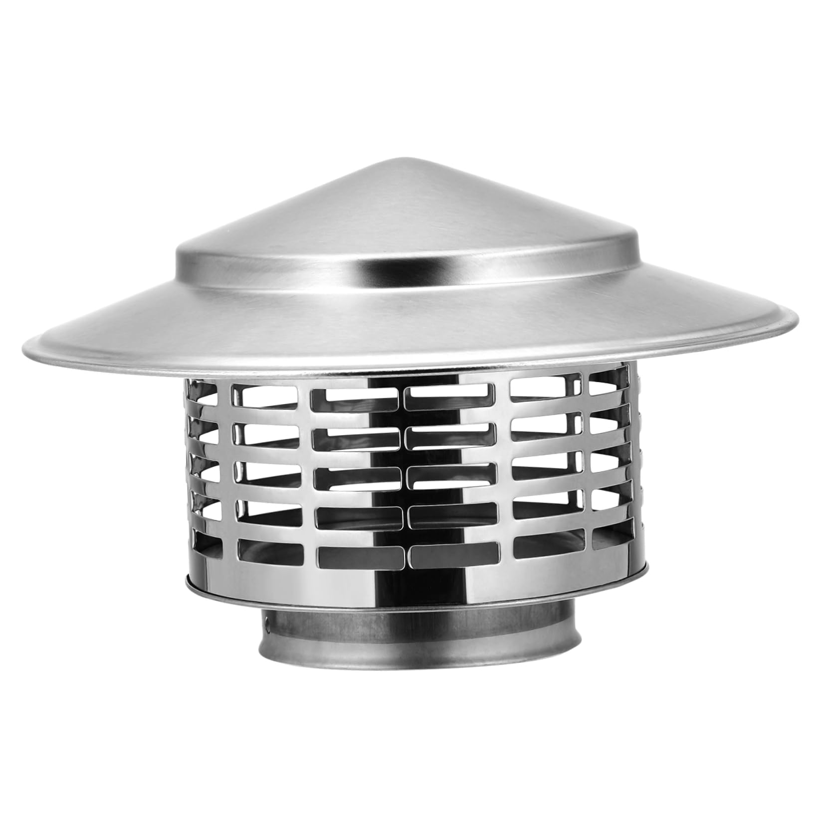 Chimney rain Cap, Stainless Steel Chimney Cap Rain Cover 75mm Flue Hood .-Bird
