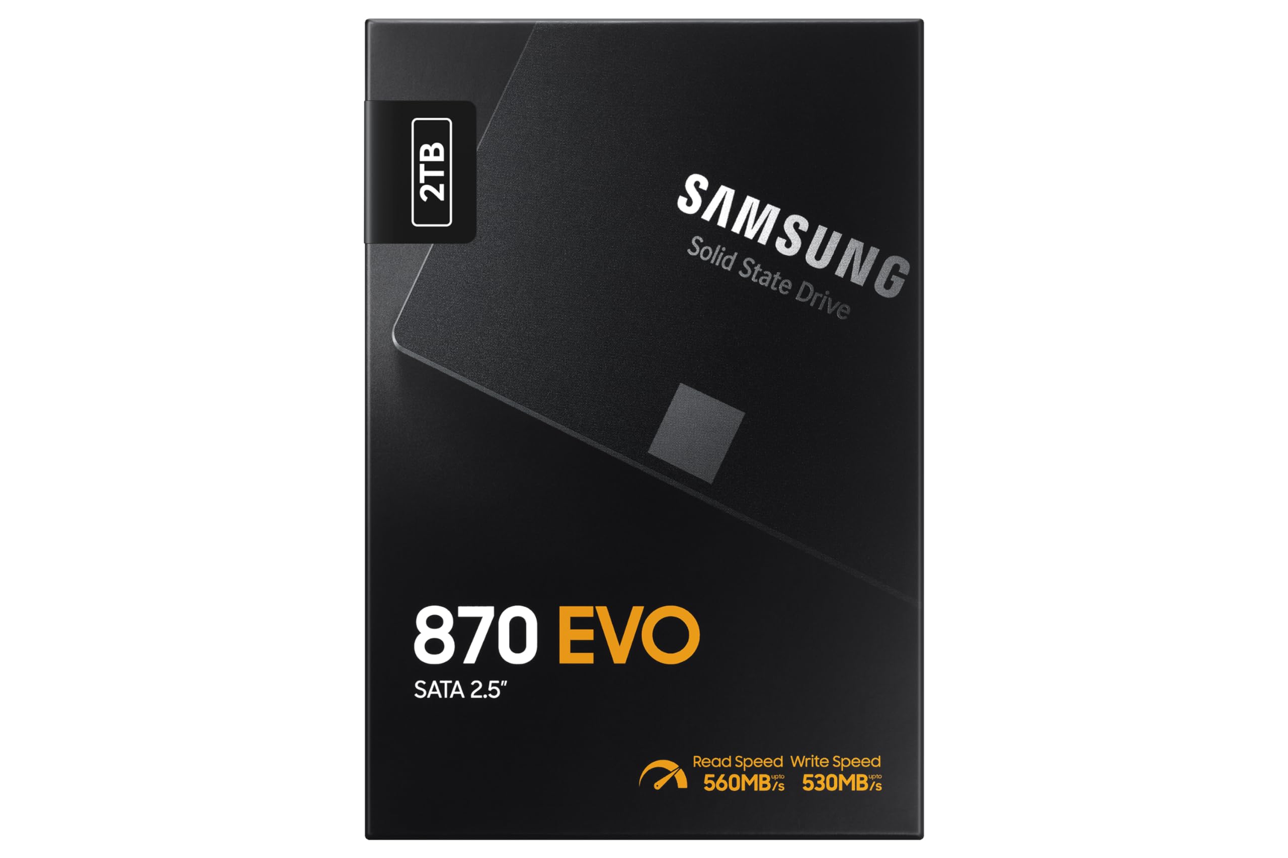 Samsung SSD 870 EVO MZ-77E2T0B/EU | Disque SSD interne 2,5’’ haute vitesse, 2 To - Pour les gamers et professionnels.