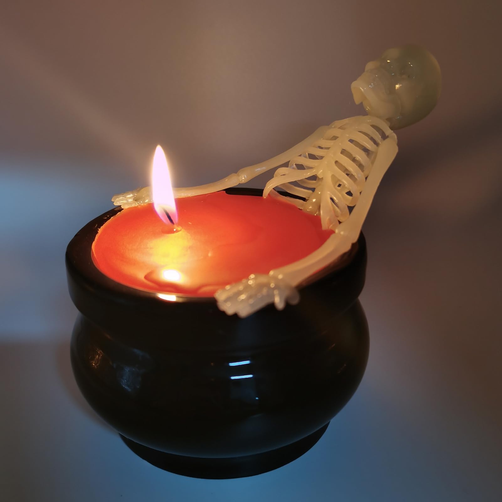 Gotycka Świeca Gotyckie Straszne Świecące Długotrwałe Estetyczne Zapachowe | Halloween Dekoracje Świece Szkielet Straszne Dekoracje Do Wnętrz na Stół, Kominek, Półkę, Biurko, W Wiejskim, Dla Kobie