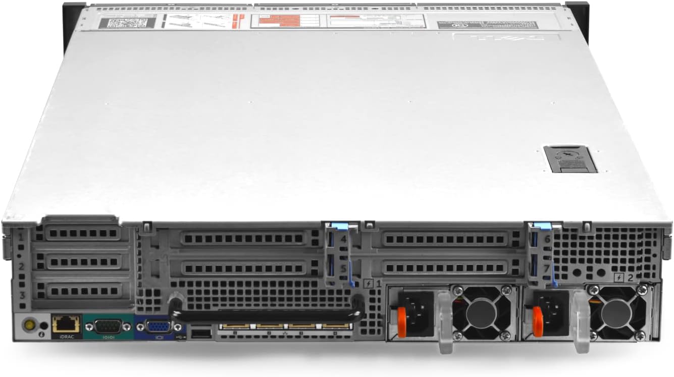 Dell PowerEdge R720 Server 2X E5-2680 2.70Ghz 16-Core 128GB H310 (Renewed)