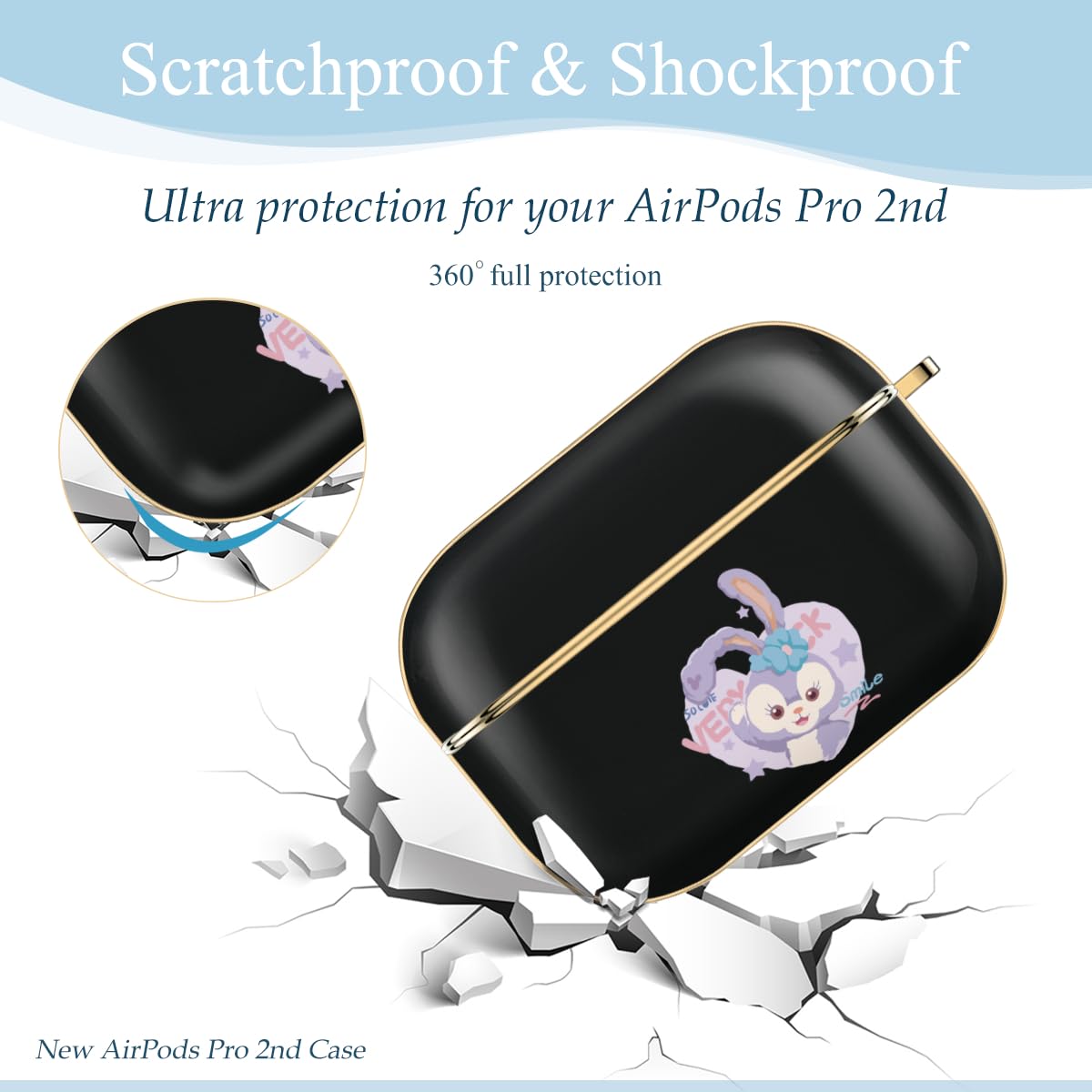 Amazon | AirPods Pro2ケース ダッフィーフレンズ ヘッドホンケース