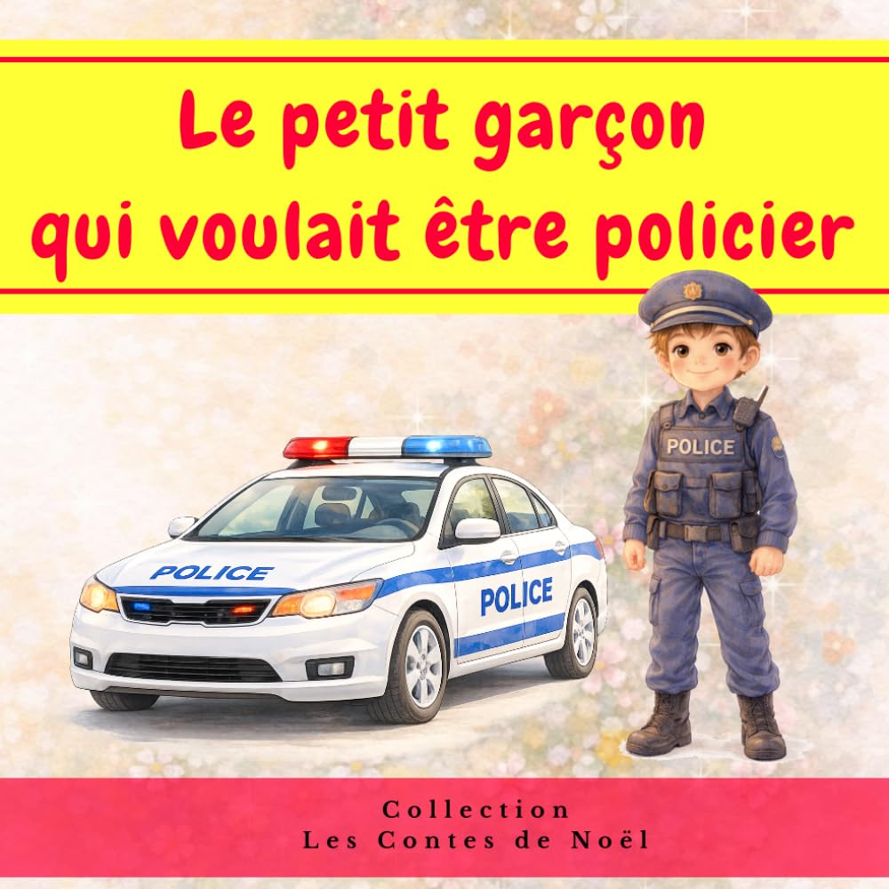 Le petit garçon qui voulait être policier - album illustré: Livre pour enfants dès 3 ans – histoire illustrée sur le métier de policier, le courage, l’entraide et les rêves d’enfant