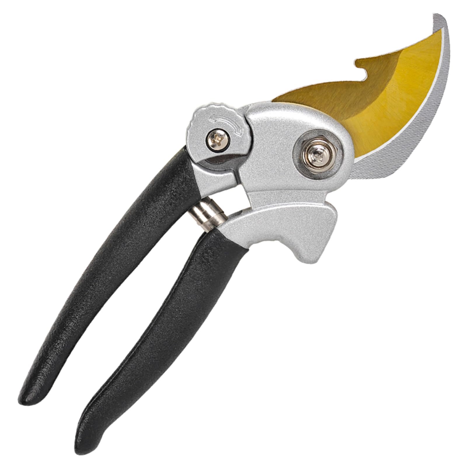 Ultra Sharp Germany Titanium Steel Pruning Shears - Cuts 3X Easier, Weak Hand Arthritis Snips, Rust-Resistant, Effortlessly 1-Inch Cut Capacity Garden Scissors, Ergonomic Handle (gt-o3, 1)