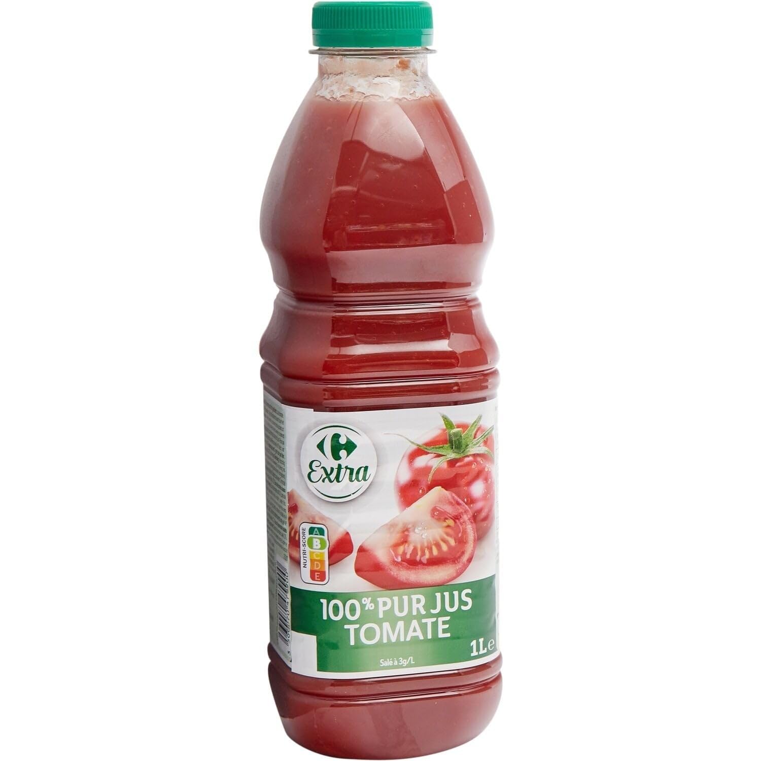 Savourez un jus de tomate 100% pur jus prêt à déguster avec CARREFOUR EXTRA, bouteille de 1L - Lot de 4