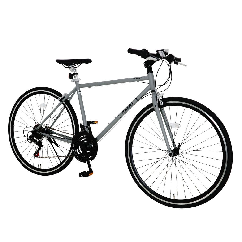 中古品 クロスバイク XC-007 ブラック Amazon | 【最軽量モデル】クロスバイク XC-007 シマノ製 21段変速