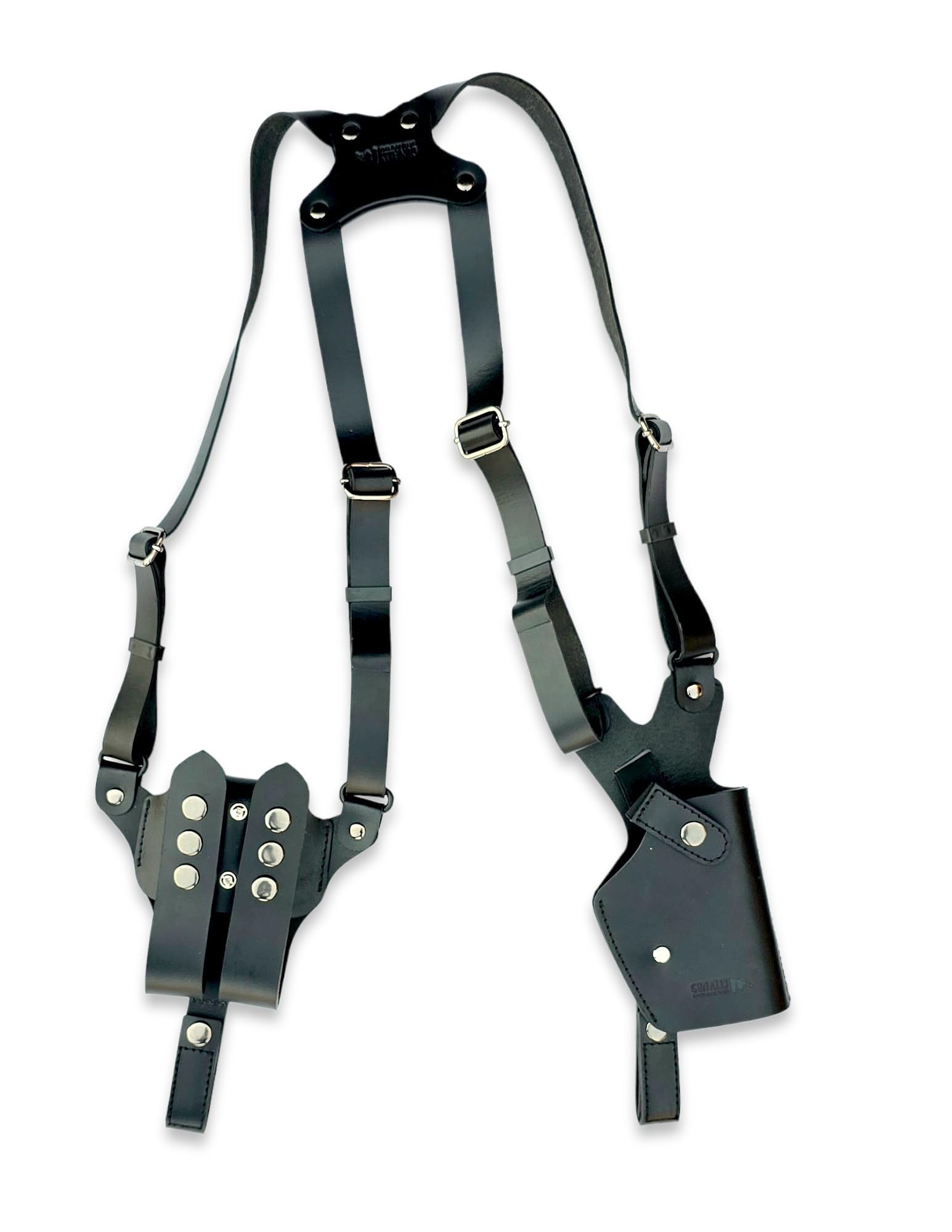 Premium Leather Shoulder Holster Concealed Carry Fit All Colt 1911.45,Tokarev TT-30 or 9mm