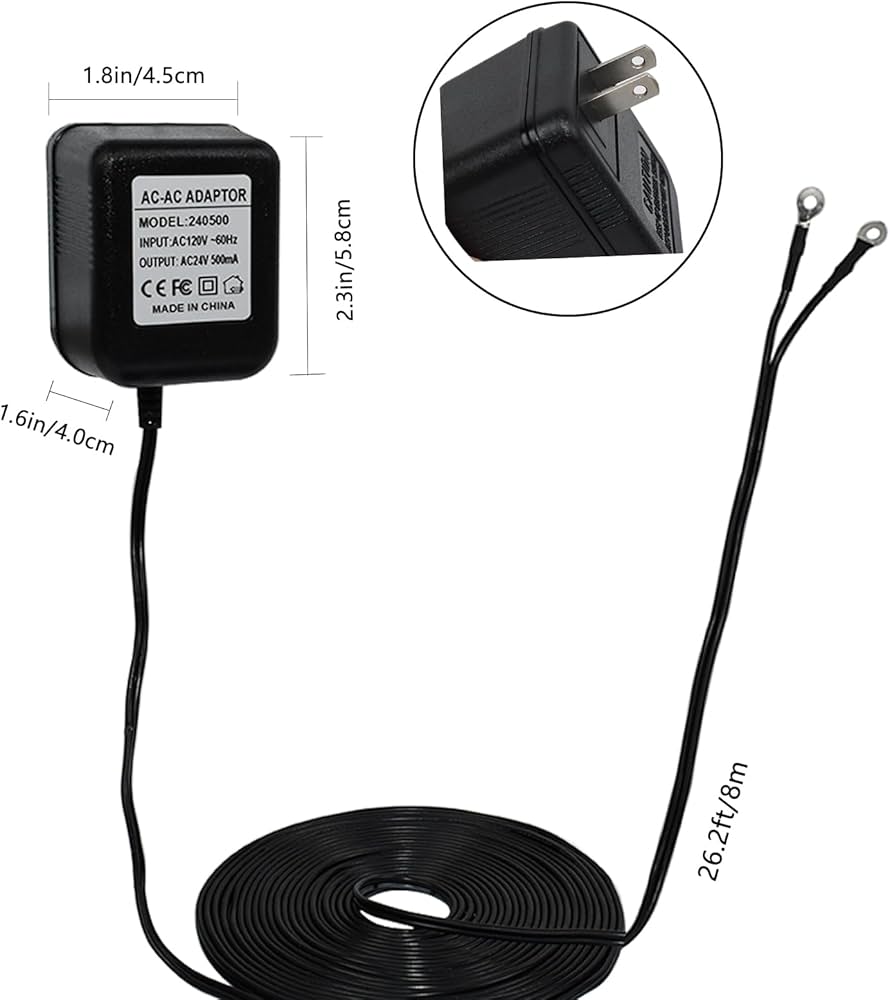 24V Doorbell Transformer Compatible with WYZE Doorbell v2, AOSU
