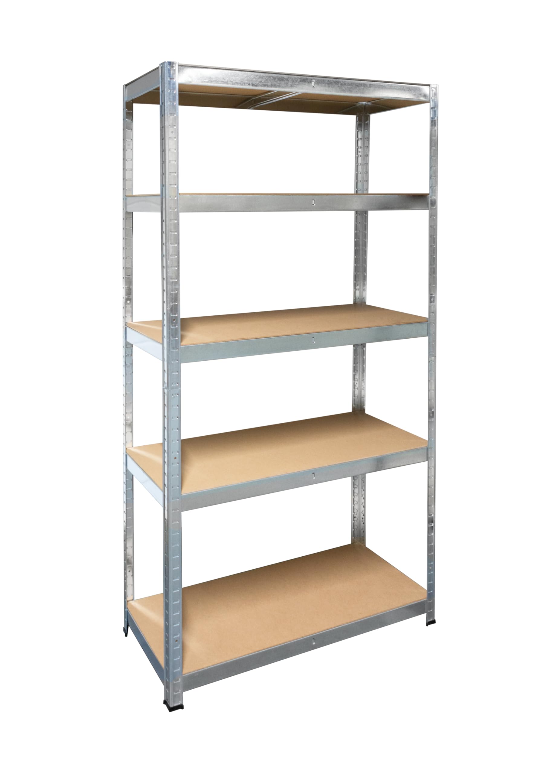 SCHULTE Regalwelt 2er Set Schwerlastregal 5 MDF Böden 180x90x45 cm (HxBxT)