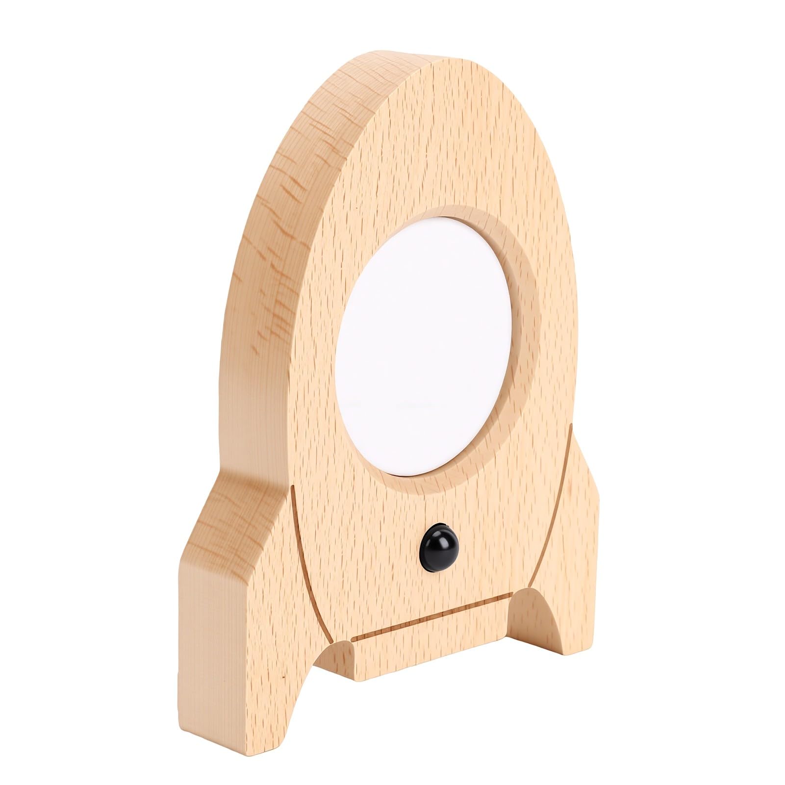 Marhynchus Luce da Parete Ricaricabile con Sensore di Movimento e | Tecnologia di rilevamento avanzata, lavorazione artigianale del legno, portata di 3 metri