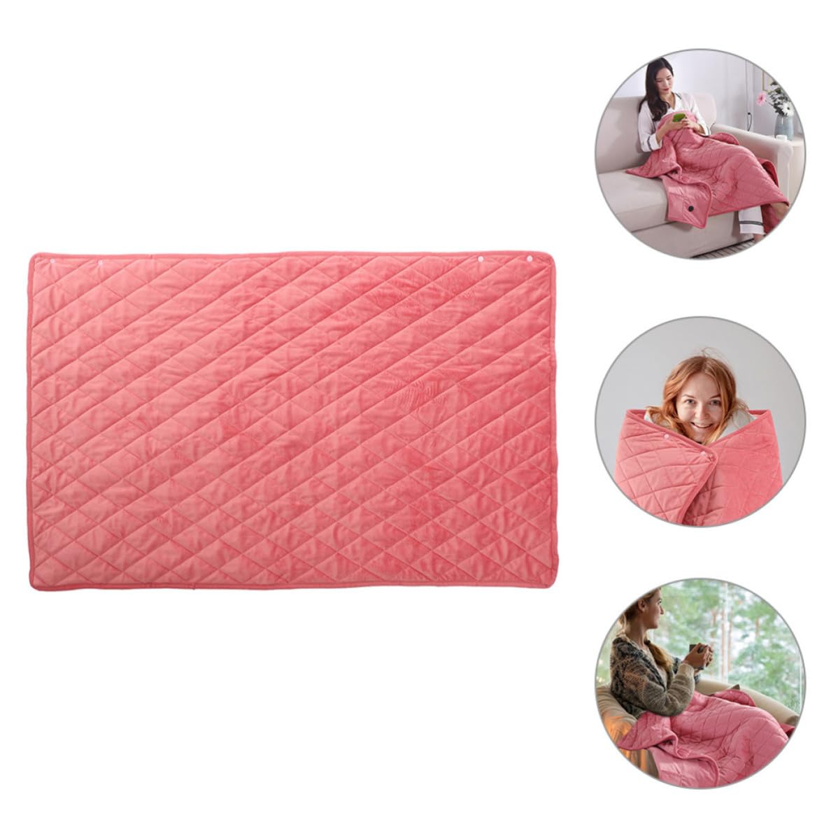 HANABASS Coperta Riscaldante USB da 5v in Velluto per Campeggio