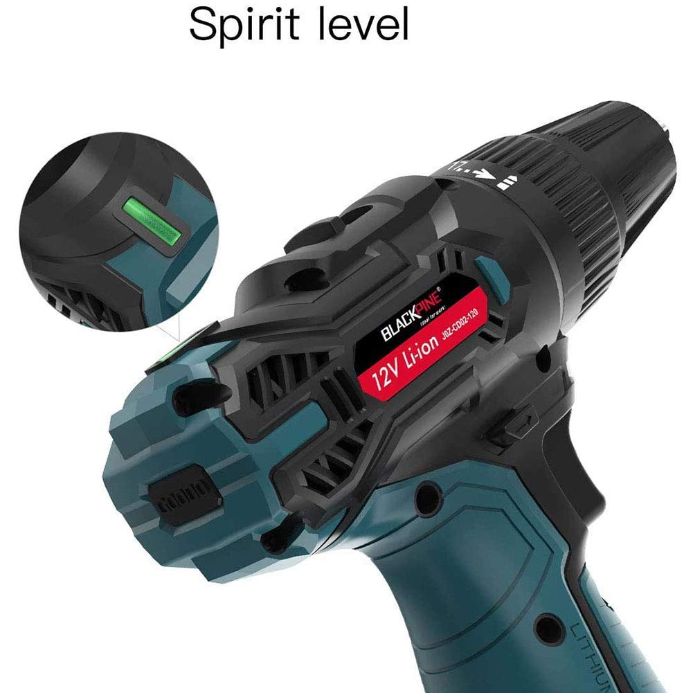 Drill Power Trapano Compatto Heavy Duty velocità variabile 1300mAh Li-Ion 17 + 1 Trapano dinamometrico Cacciavite Elettrico
